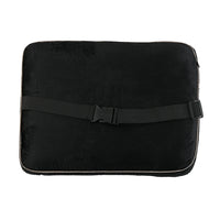 BON VOYAGE Memory Foam Square Pillow with Buckle - Black