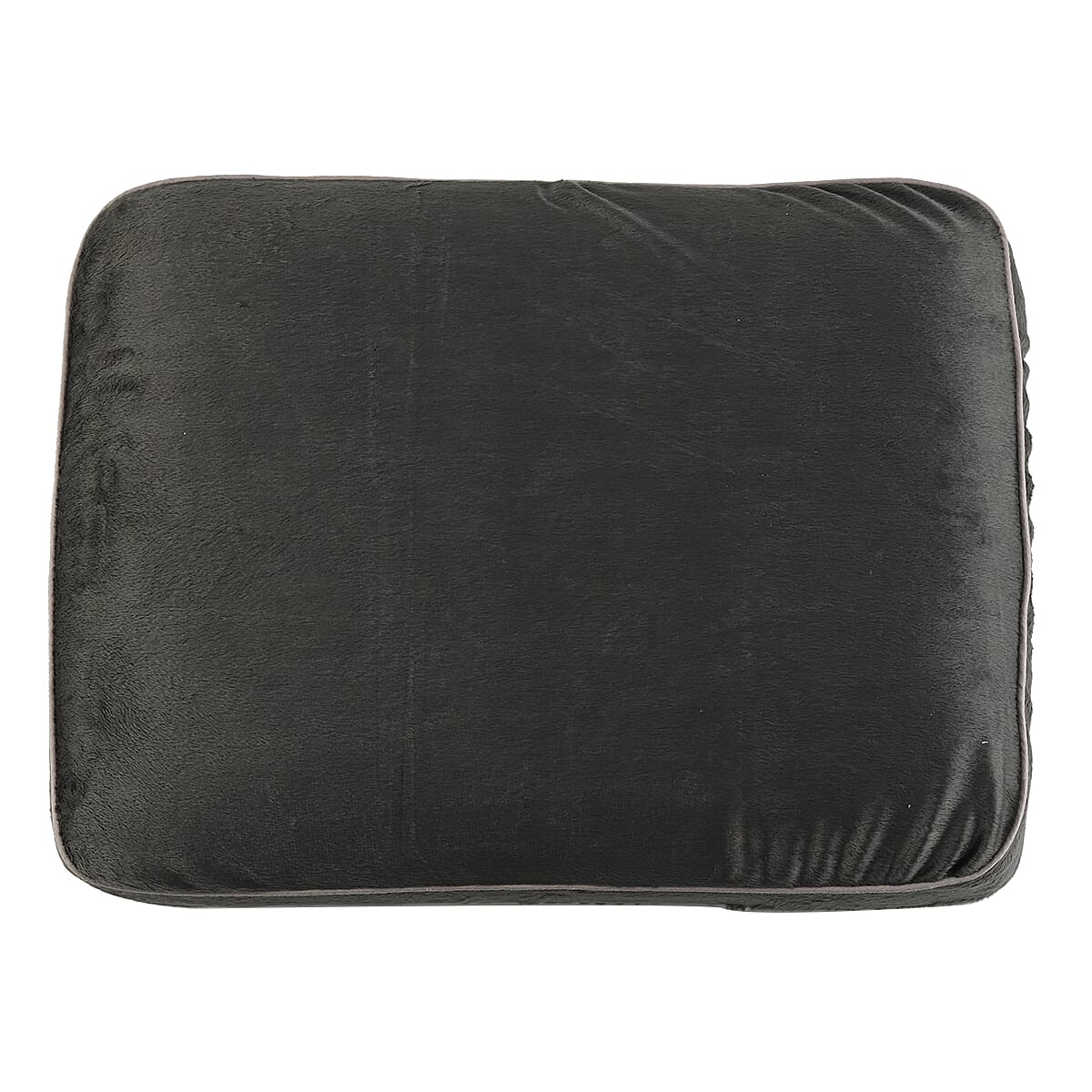 BON VOYAGE Memory Foam Square Pillow with Buckle - Black
