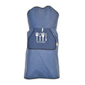 HOMESMART Navy Blue Cotton Tie-Free Apron (31.5"x27.56") - Sticky add to cart bar