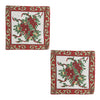 Poinsettias & Holly Garland