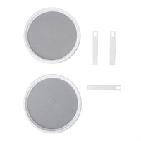 Homesmart Gray and White Twin Turntable Spice Rack
