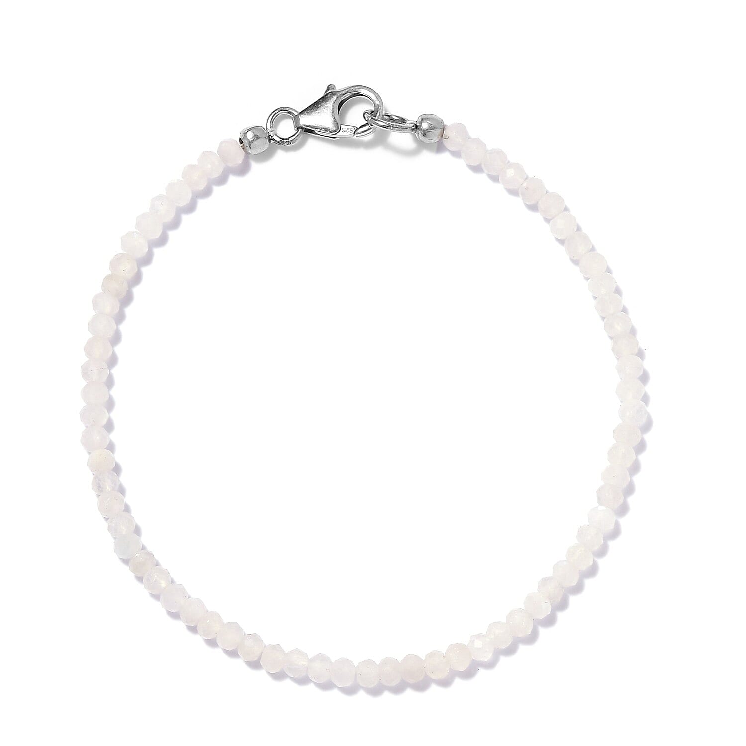 Ratnapura Hessonite Garnet Beaded Bracelet in Platinum Over Sterling Silver (7.25 In) 8.90 ctw