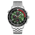 GAMAGES OF LONDON Limited Edition Hand Assembled Rally Timer Automatic Movement Watch in Stainless Steel (45mm) - Sticky add to cart bar