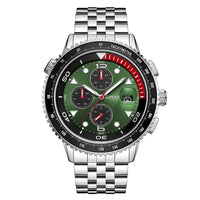 GAMAGES OF LONDON Limited Edition Hand Assembled Rally Timer Automatic Movement Watch in Stainless Steel (45mm)