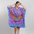 Cheetah Print Knee-Length Kaftan - Sticky add to cart bar