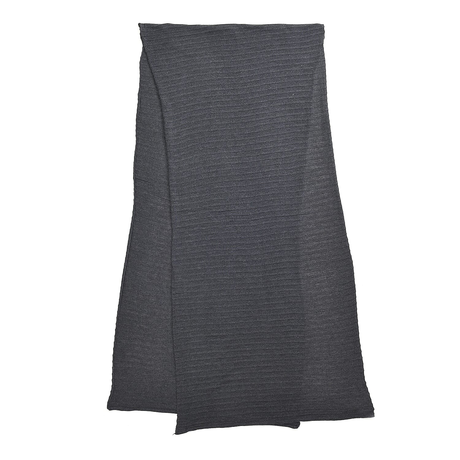 Black Stripe Pattern Long Poncho (15.5"x82.5")