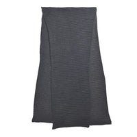 Black Stripe Pattern Long Poncho (15.5"x82.5")