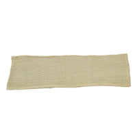Beige Solid Knitted Poncho (31"x47")