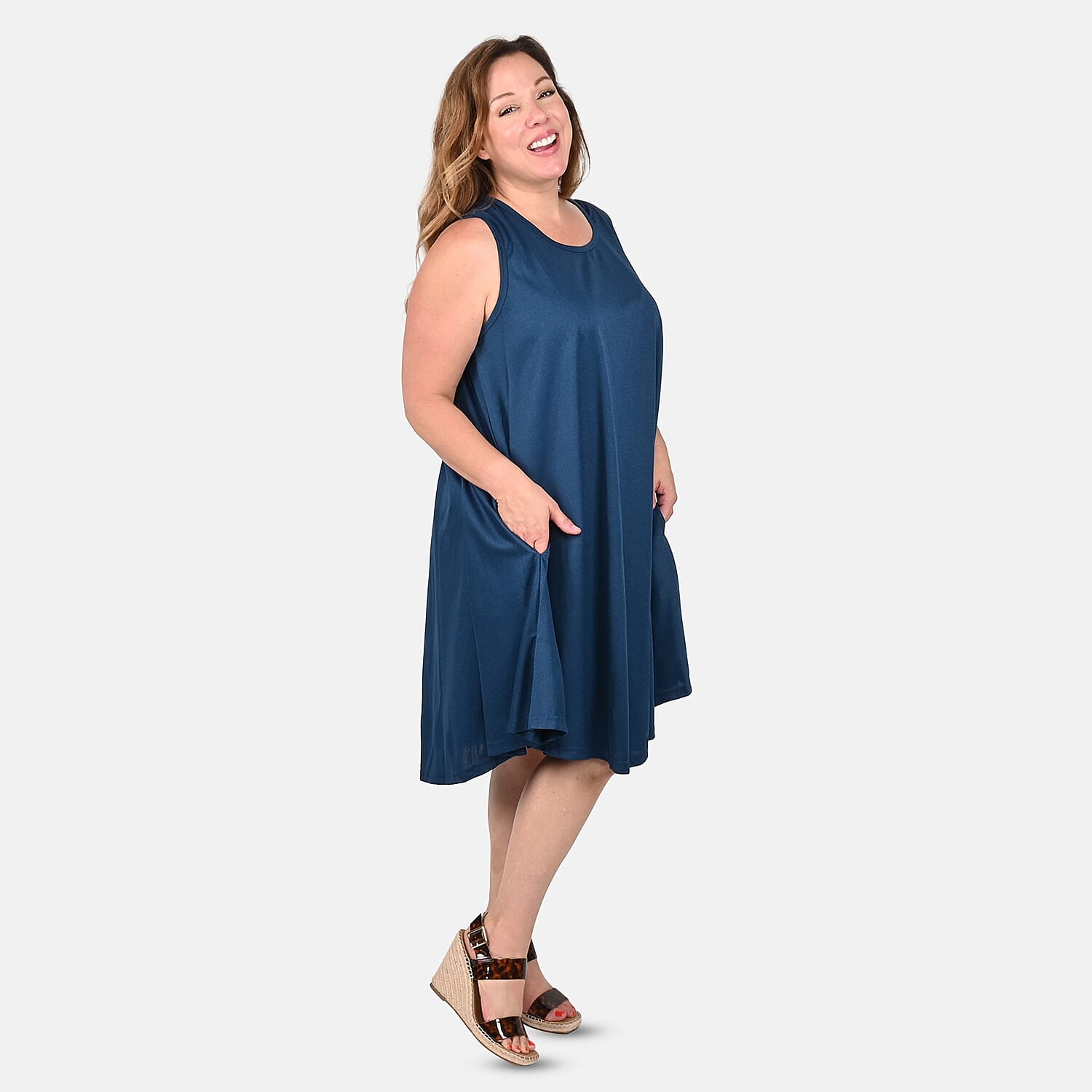 Sleeveless Umbrella Dress