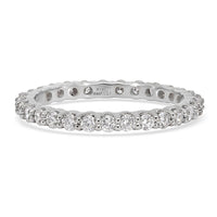 Rhapsody 950 Platinum IGI Certified Diamond E-F VS Eternity Band Ring (Size 8.0) 1.00 ctw