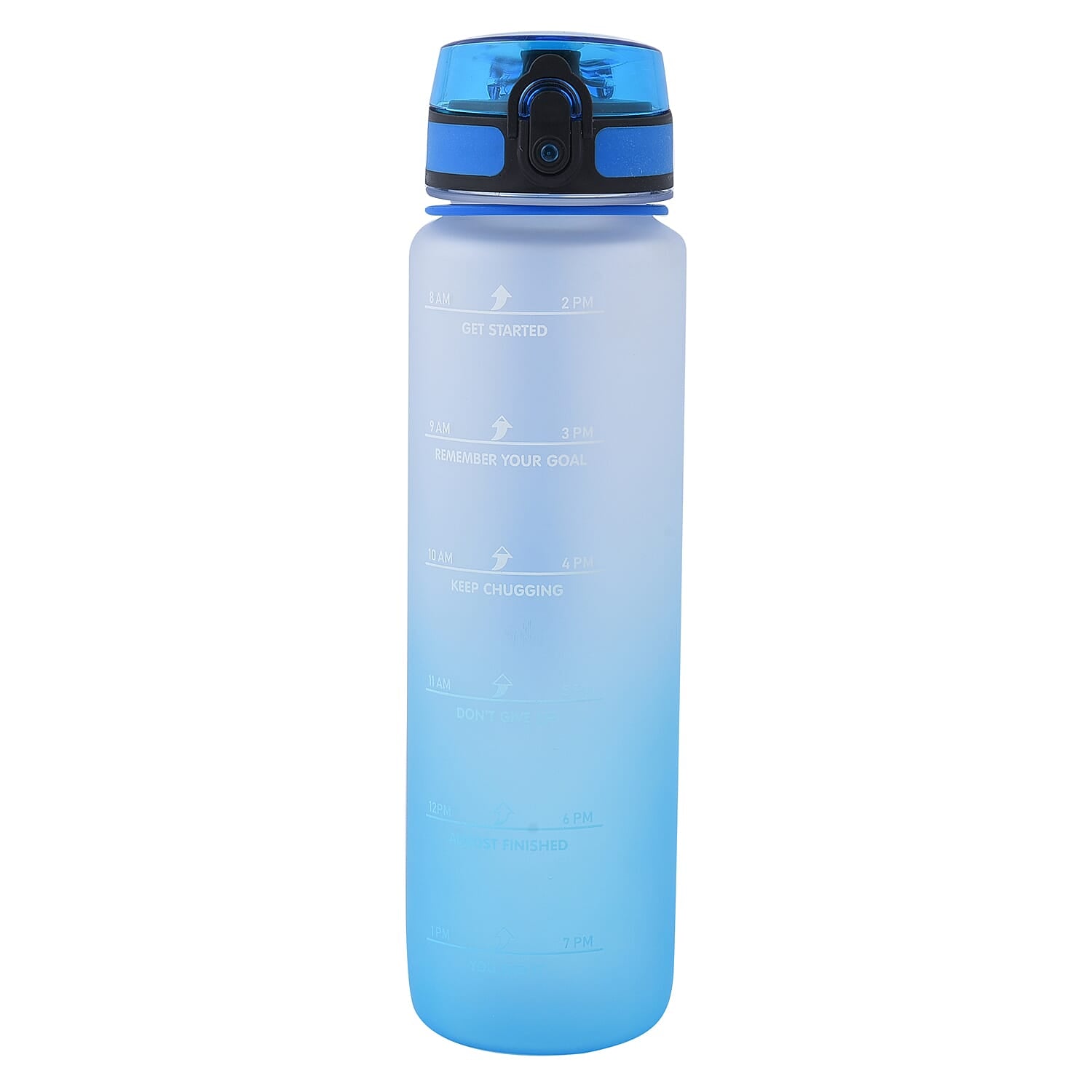 Blue Gradient Sport Water Bottle with Strap (1000 ml)