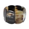 Dark Brown Genuine Buffalo Horn