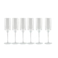 Made In Italy Set of 6 Authentic Murano Glass V Nason & C Flute Glasses - Sticky add to cart bar