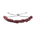 55.50 ctw Orissa Rhodolite Garnet Beads Bracelet in Sterling Silve (9.50 In) - Sticky add to cart bar