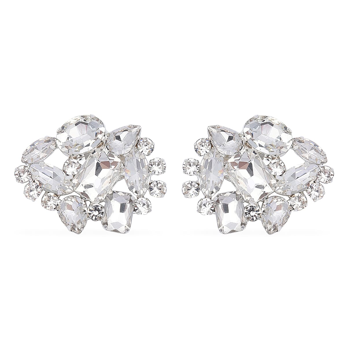 Set of 2 Silver Shoe Clip (2.17"x1.57")