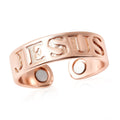 Adjustable Open Magnetic Ring in Rosetone - Sticky add to cart bar