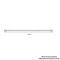 Radiant Cut Moissanite Tennis Bracelet in Platinum Over Sterling Silver (6.50 In) 11.40 Grams 15.50 ctw