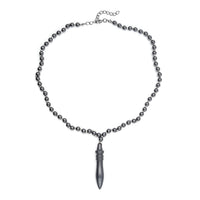 Yellow Tiger's Eye Beaded Men's Necklace 20-22 Inches in Silvertone 140.50 ctw