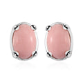 Oregon Peach Opal Stud Earrings in Sterling Silver 0.70 ctw - Sticky add to cart bar