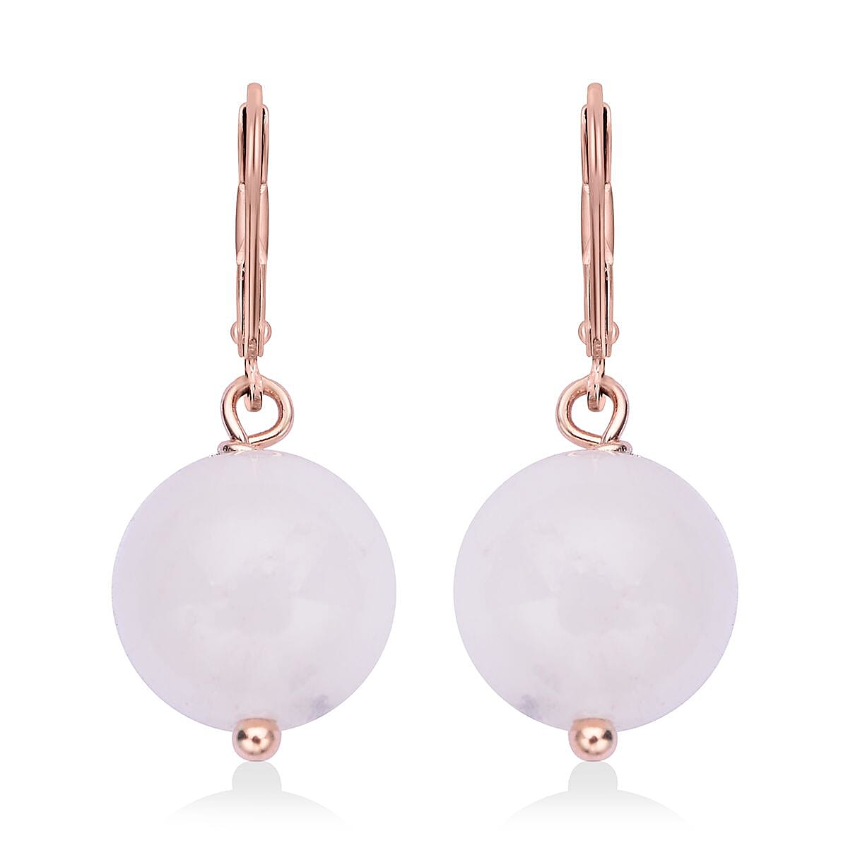 Espirito Santo Aquamarine Drop Lever Back Earrings in Rhodium Over Sterling Silver 15.00 ctw