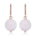 Espirito Santo Aquamarine Drop Lever Back Earrings in Rhodium Over Sterling Silver 15.00 ctw - Sticky add to cart bar