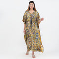 TAMSY, 100% RAYON ,KAFTAN, SIZE-ONE SIZE, COLOR- YELLOW - Sticky add to cart bar