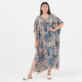 TAMSY, 100% POLYESTER ,KAFTAN, SIZE-ONE SIZE, COLOR- PEACH - Sticky add to cart bar