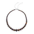 Boulder Opal Triplet Beaded Necklace 18-22 Inches in Rhodium Over Sterling Silver 408.80 ctw - Sticky add to cart bar