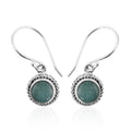 Bali Legacy Socoto Emerald Fish Hook Earrings in Sterling Silver 1.50 ctw - Sticky add to cart bar