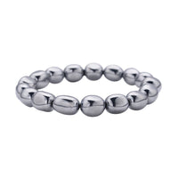 Terahertz Trapezoid Beaded Stretch Bracelet 128.50 ctw