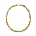 Green Opal Beaded Necklace 20 Inches with Magnetic Clasp in Rhodium Over Sterling Silver 271.00 ctw - Sticky add to cart bar