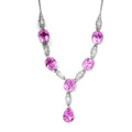 Patroke Quartz (Triplet), Ethiopian Welo Opal and White Zircon Station Necklace 18-20 Inches in Platinum Over Sterling Silver 33.25 ctw - Sticky add to cart bar