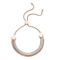 Snake Bolo Bracelet in ION Plated Rose Gold Stainless Steel - Sticky add to cart bar