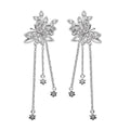 Simulated Diamond Butterfly Ear Cuffs in Rhodium Over Sterling Silver 1.25 ctw - Sticky add to cart bar