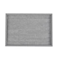 Grey Ice Velvet 7 Rows Ring Tray 13.8"x9.4"x1.2" - Sticky add to cart bar