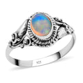 BALI LEGACY Ethiopian Welo Opal Ring in Sterling Silver (Size 10.0) 0.85 ctw - Sticky add to cart bar