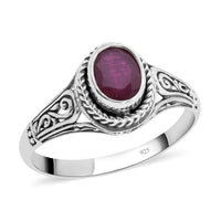 BALI LEGACY Niassa Ruby Ring in Sterling Silver 1.35 ctw