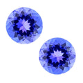 Certified & Appraised AAAA Tanzanite Set of 2 (Rnd 6 mm), Loose Tanzanite, Certified Tanzanite, Loose Gem, Loose Gemstones, Loose Stones, Jewelry Stones 1.60 ctw - Sticky add to cart bar