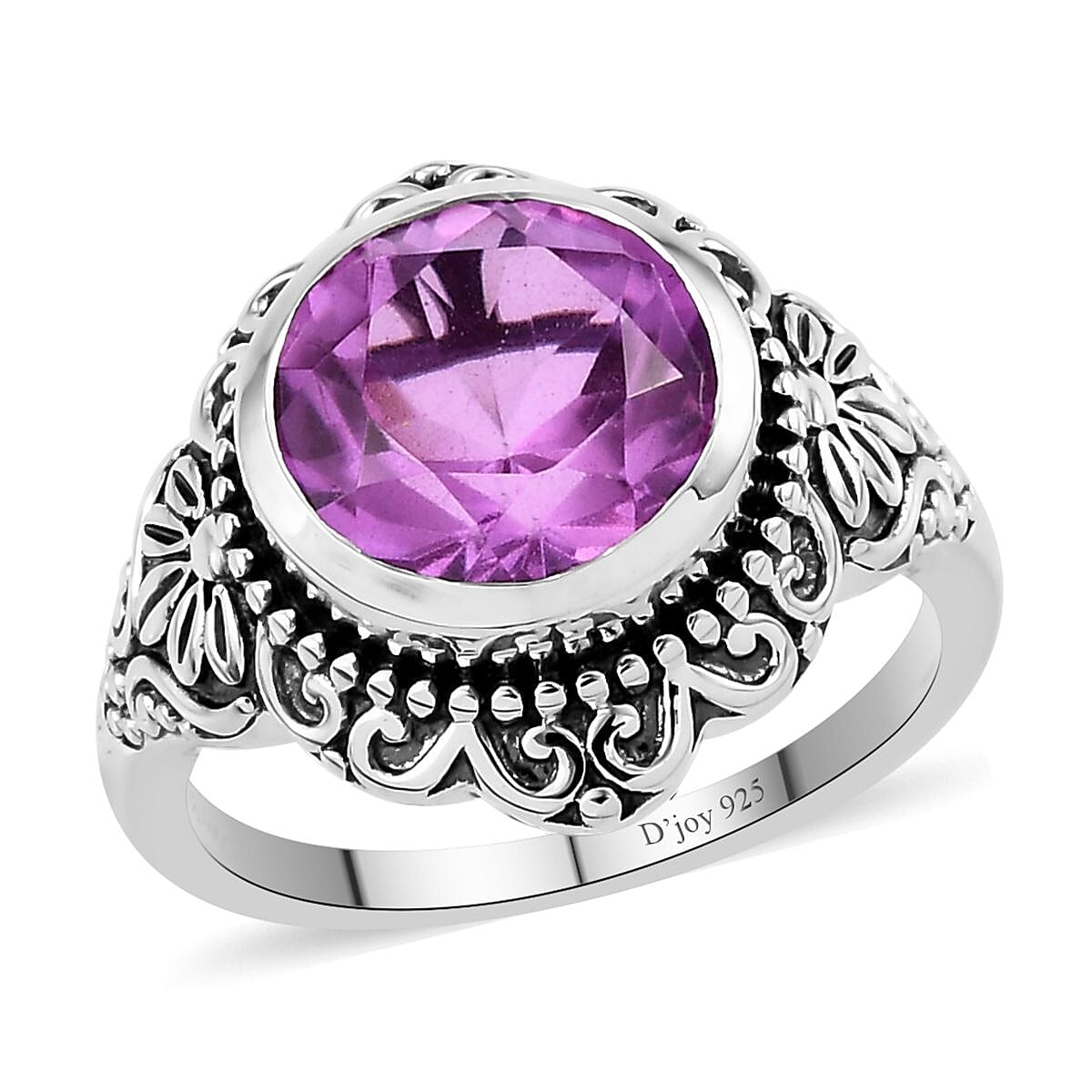 Patroke Quartz Fancy Ring in Sterling Silver (Size 6.0) 4.15 ctw (1)