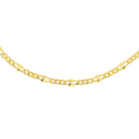 14K Yellow Gold Over Sterling Silver 1.8mm Station Curb Chain Bolo Adjustable Necklace 24 Inches 2.75 Grams