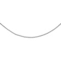 Sterling Silver 0.8mm Box Chain Heart Charm Bolo Adjustable Necklace 24 Inches 2.90 Grams - Sticky add to cart bar