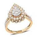 10K Yellow Gold G-H I2 Diamond Ring 3.70 Grams 1.00 ctw - Sticky add to cart bar