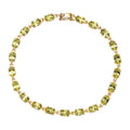 Luxoro AAA Canary Tourmaline 8.35 ctw Link Bracelet In 14K Yellow Gold (7.25 In) - Sticky add to cart bar