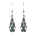 Artisan Crafted Premium Grandidierite Fancy Earrings in Sterling Silver 1.25 ctw - Sticky add to cart bar