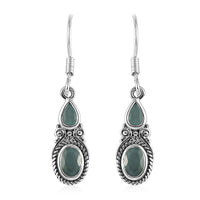 Artisan Crafted Premium Grandidierite Fancy Earrings in Sterling Silver 1.25 ctw