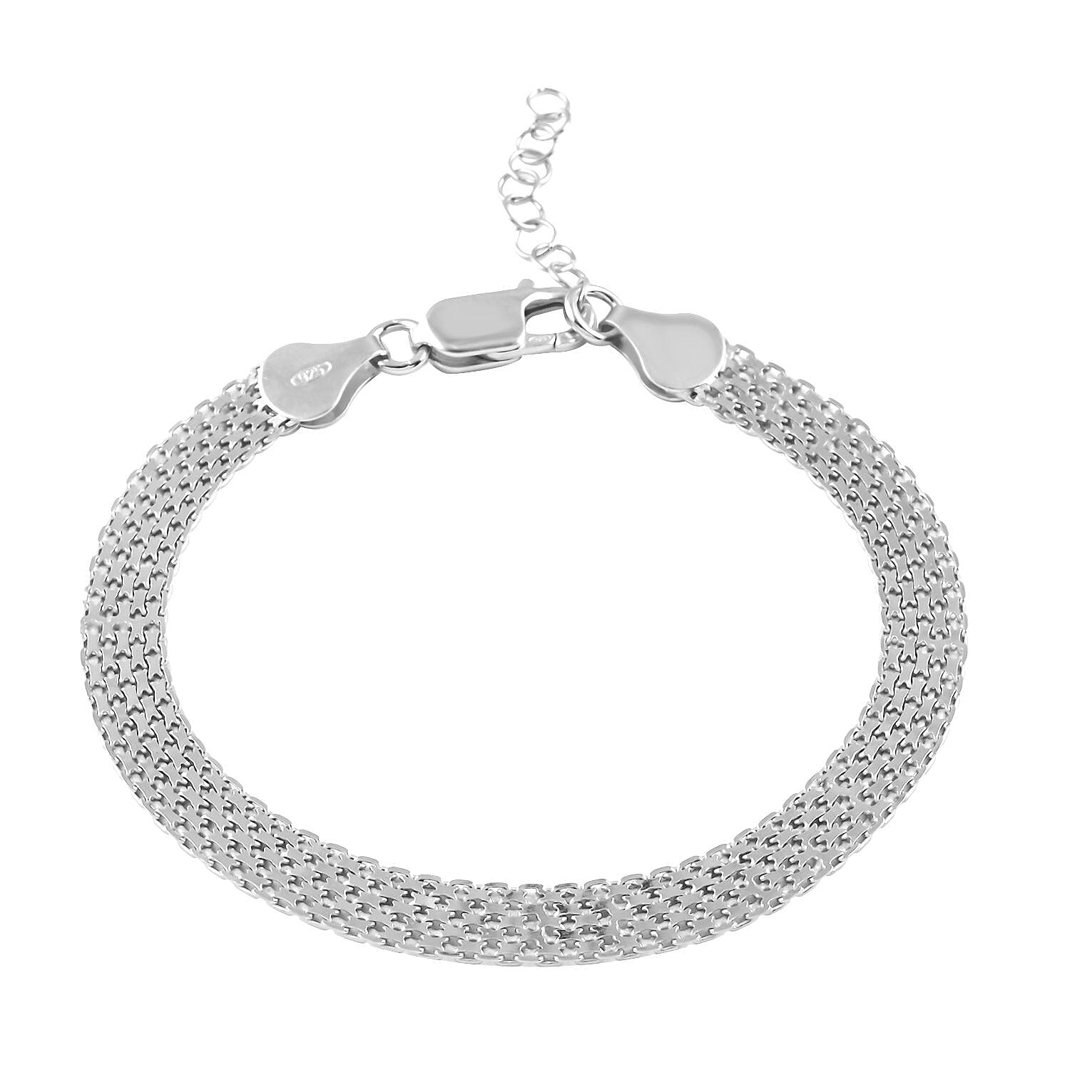 Italian Sterling Silver Bracelet (7.00 In) 5.0 Grams