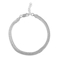 Italian Sterling Silver Bracelet (7.00 In) 3.80 Grams - Sticky add to cart bar