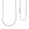 Italian Sterling Silver Necklace (18 Inches) (3.30 g) - Sticky add to cart bar