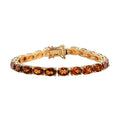 Santa Ana Madeira Citrine Tennis Bracelet in Vermeil Yellow Gold Over Sterling Silver (6.50 In) 10.35 Grams 15.85 ctw - Sticky add to cart bar