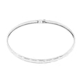 14K Rose Gold Over Sterling Silver Diamond Cut Bangle Bracelet (8.00 In) 3.80 Grams - Sticky add to cart bar